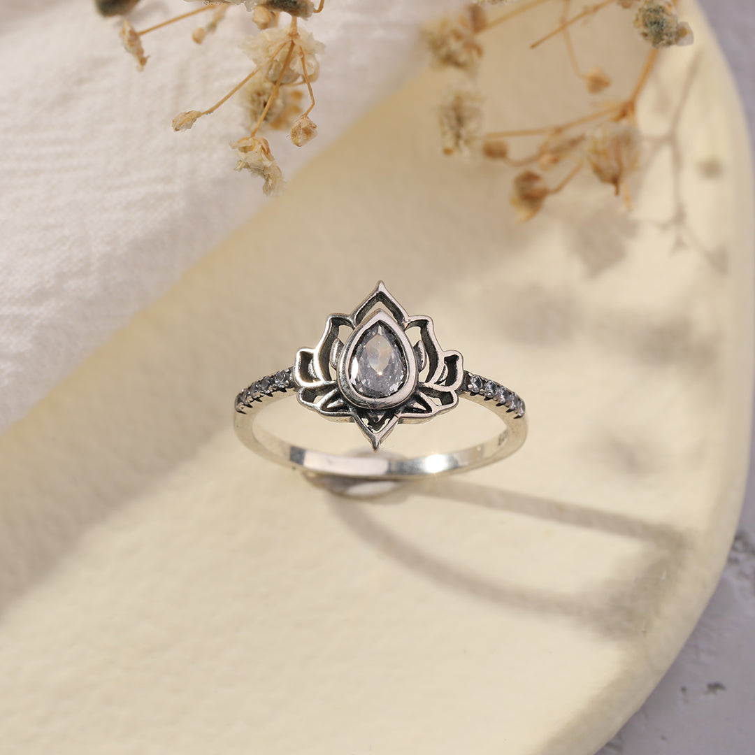 No Mud No Lotus Ring