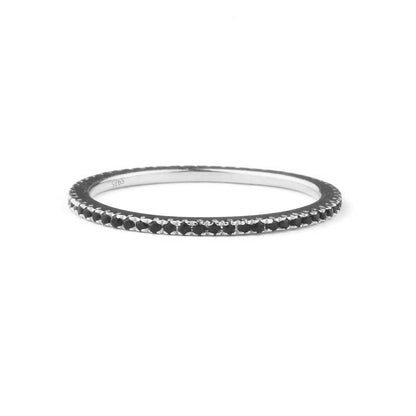 Black Diamond Eternity Ring