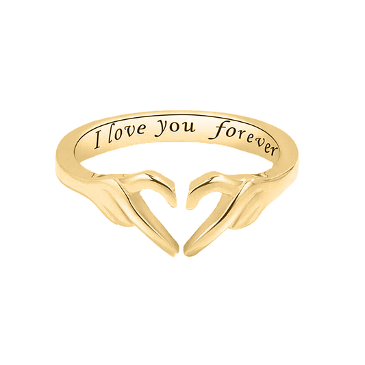 I Love You Forever Adjustable Ring