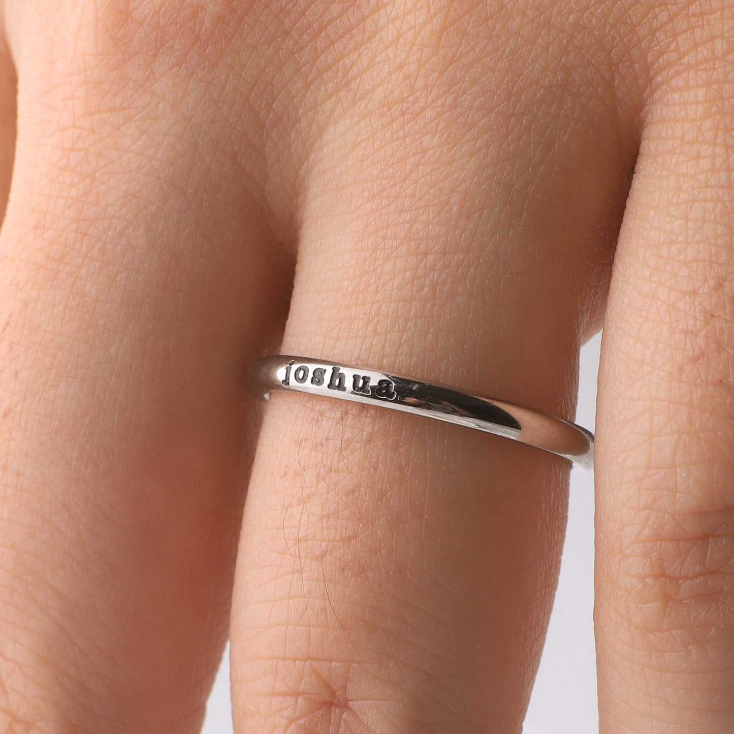 Engraved Stacking Ring | 2mm Band