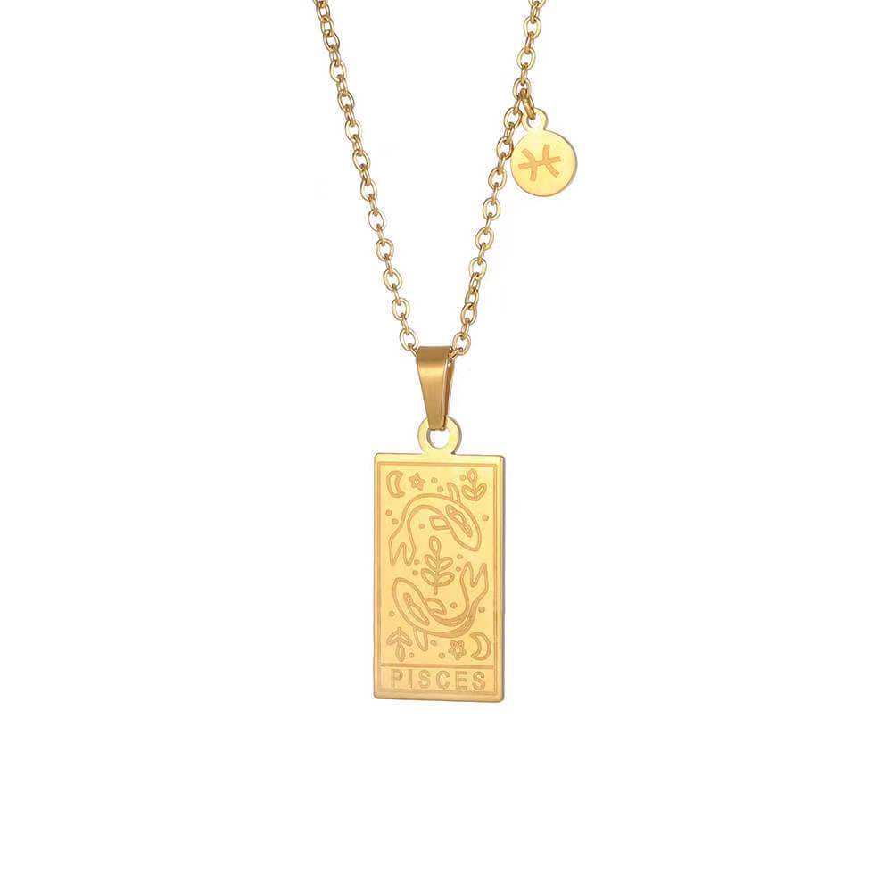 Zodiac Card Necklace