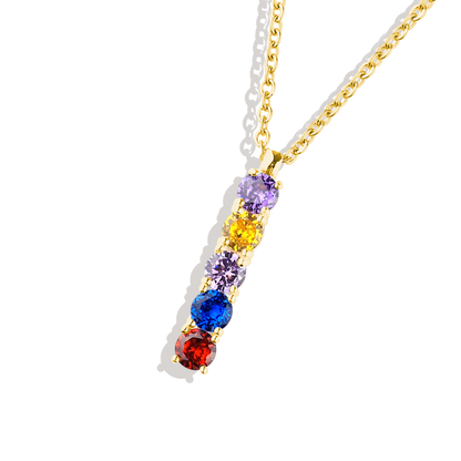 Family Birthstone Necklace