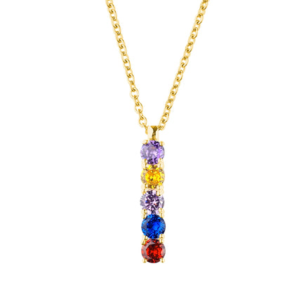 Family Birthstone Necklace