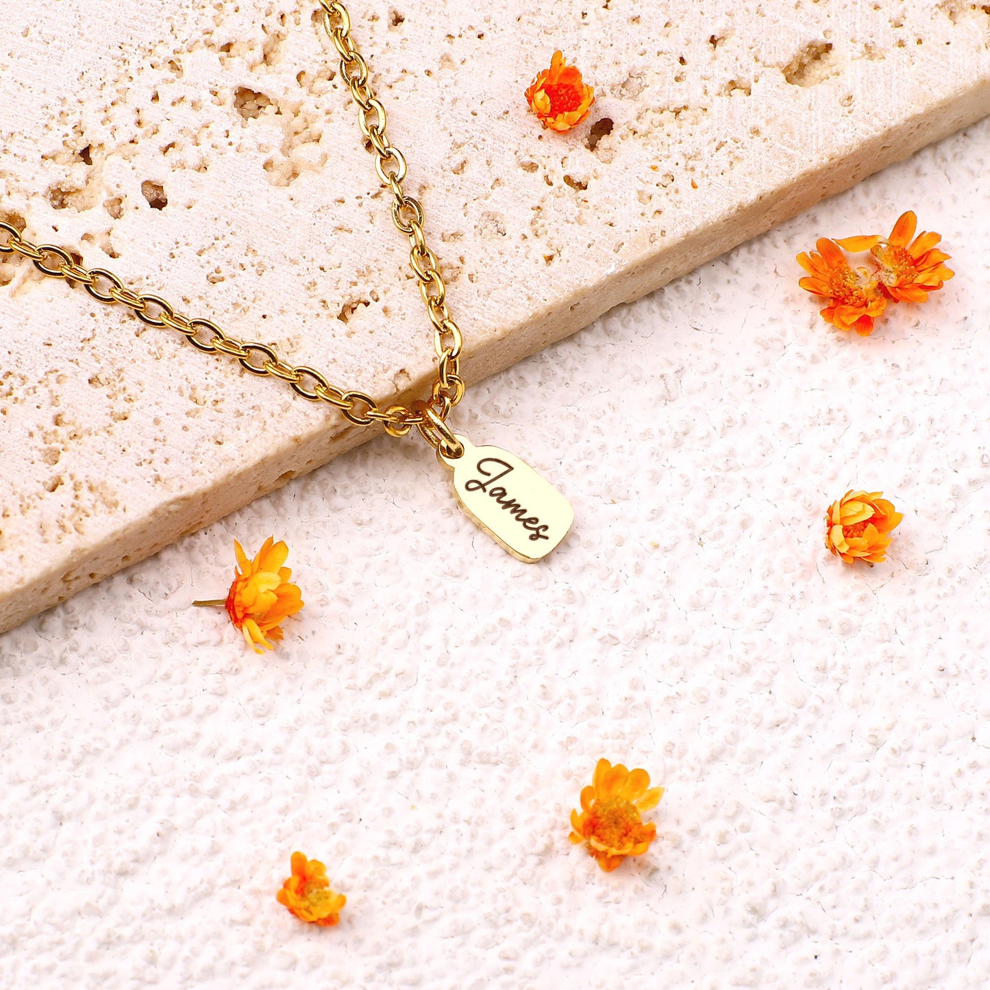 Personalized Bar Tag Necklace