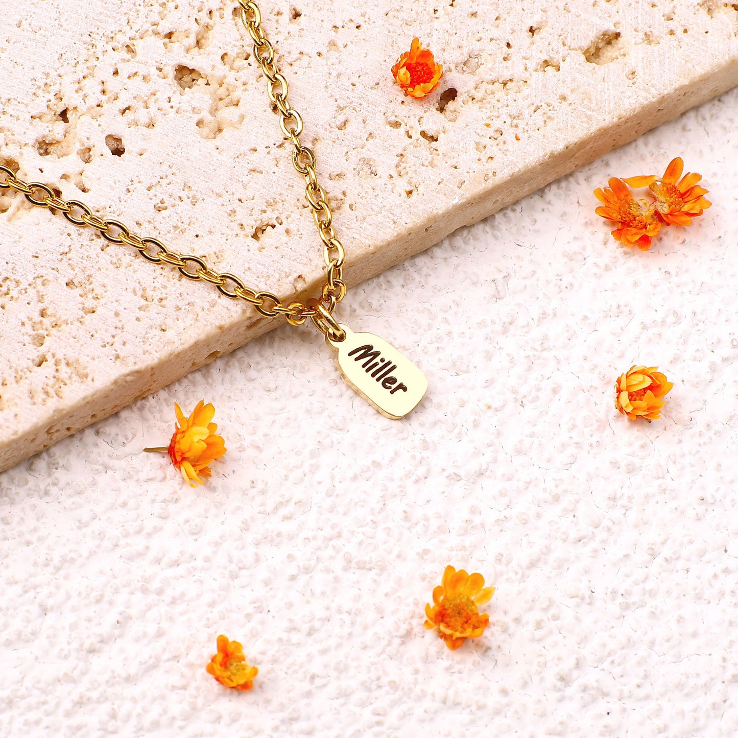 Personalized Bar Tag Necklace