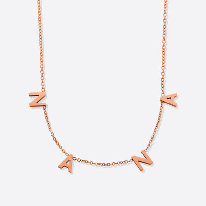 The NANA Letter Necklace