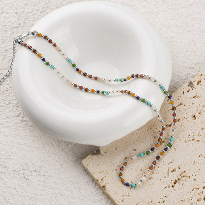 Master Healer 2mm Gemstone Necklace