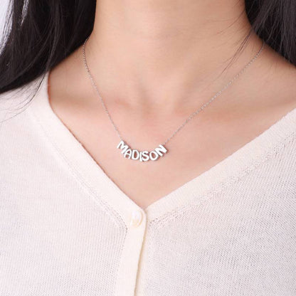 Bubble Name Necklace