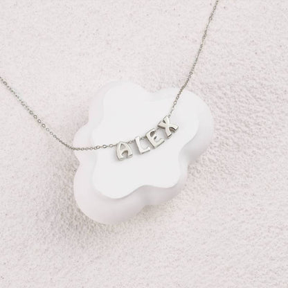 Bubble Name Necklace