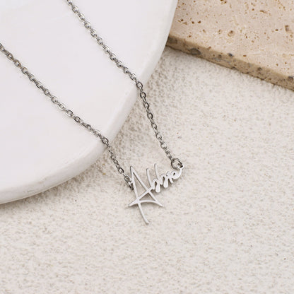 Modern Name Necklace