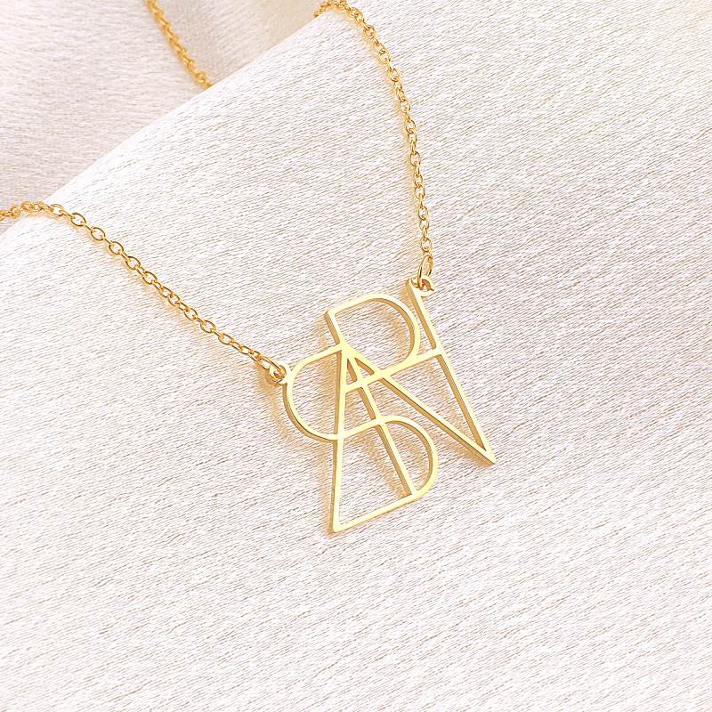 Minimalist Monogram Name Necklace