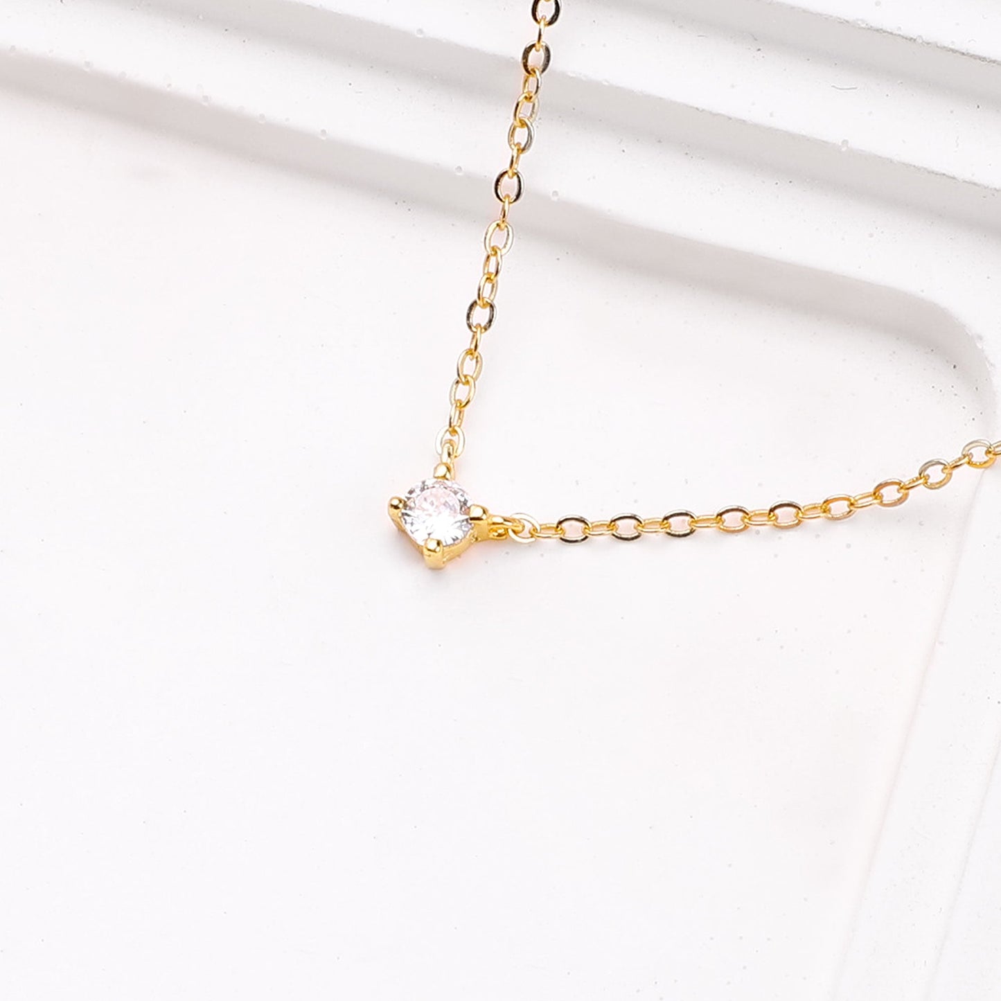 Dainty Diamond Necklace