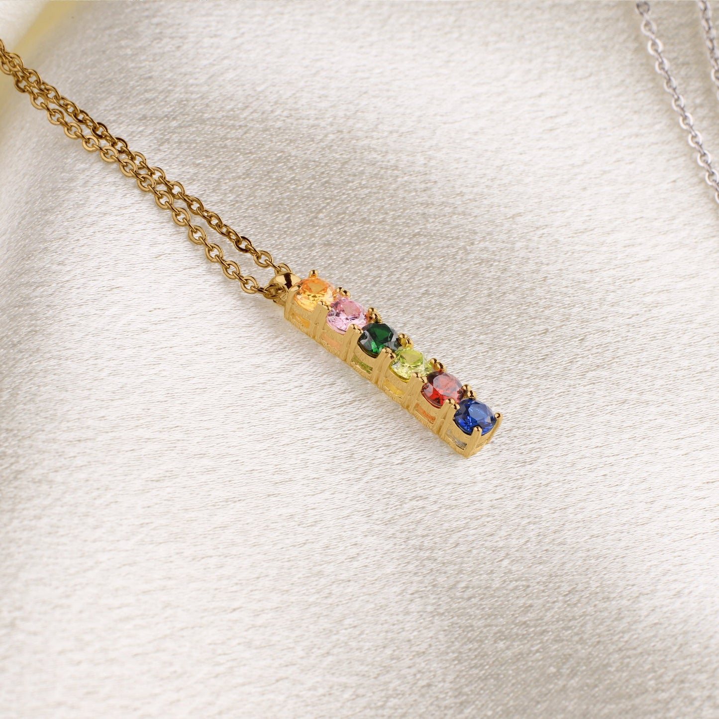 Family Birthstone Necklace