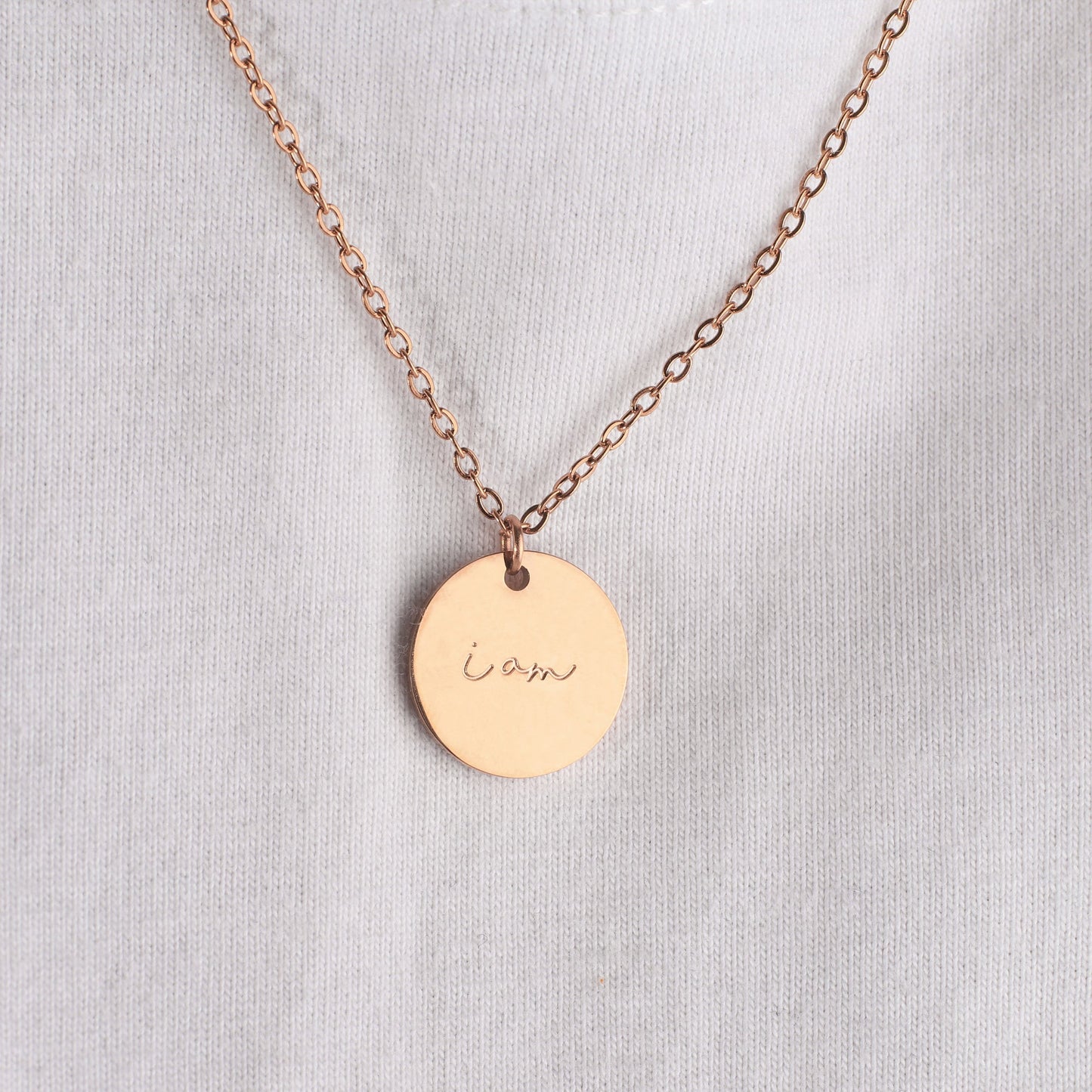 I Am Enough Pendant Necklace