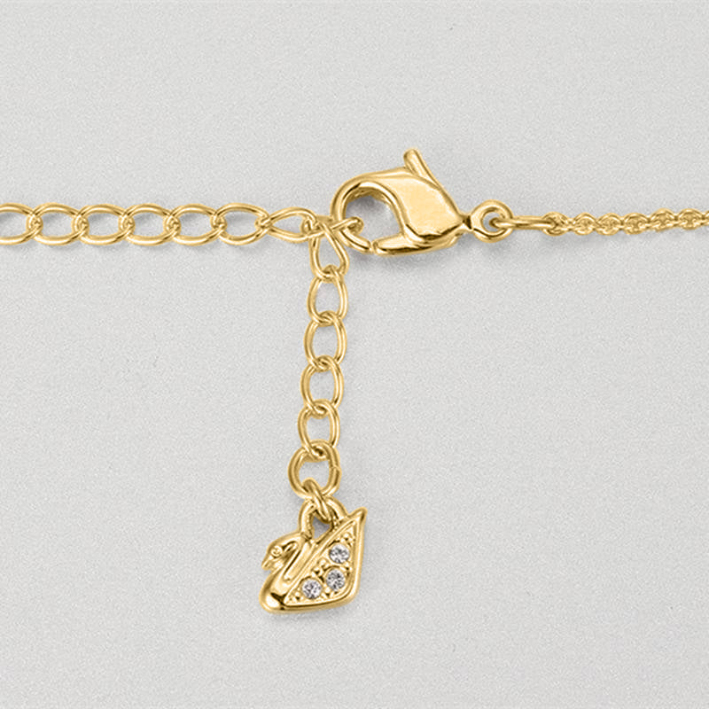 Pave Linked Heart Necklace