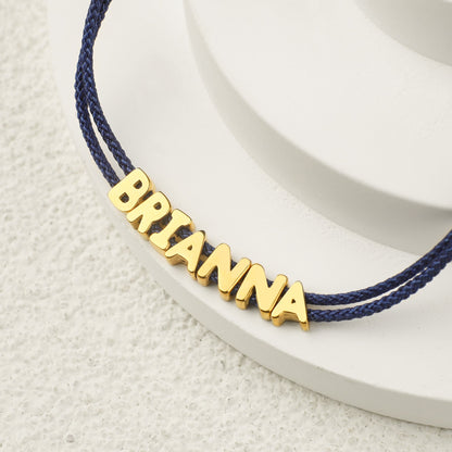 Personalized Adjustable Name Bracelet