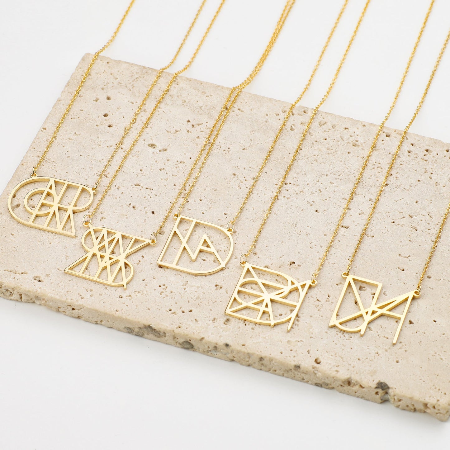 Minimalist Monogram Name Necklace