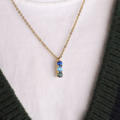 Family Birthstone Necklace