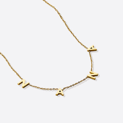 The NANA Letter Necklace