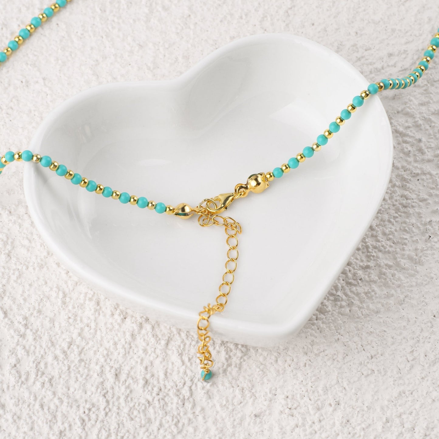 Turquoise Enlightenment 2mm Healing Necklace