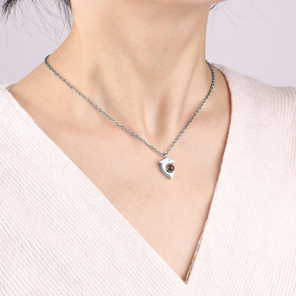 Joyful Dolphin Photo Necklace