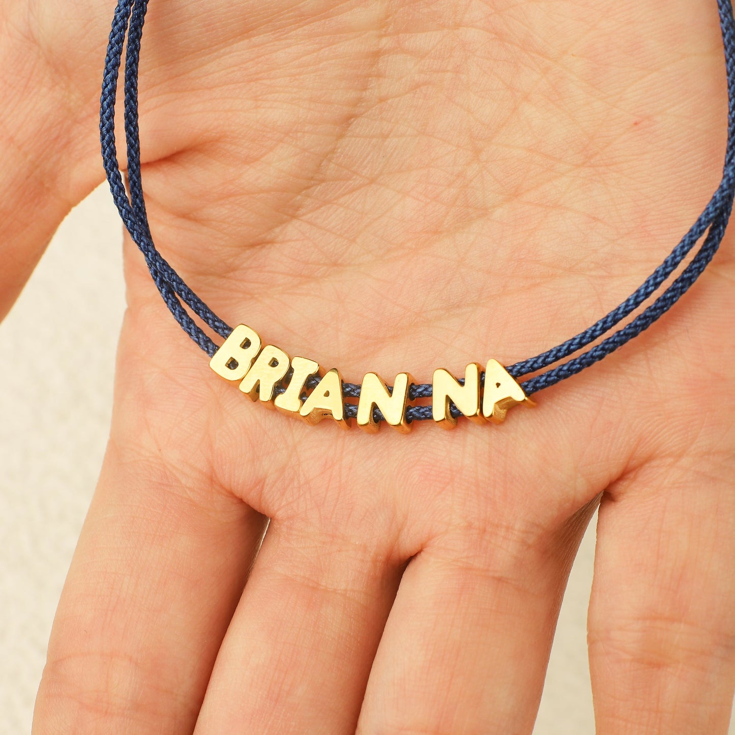 Personalized Adjustable Name Bracelet