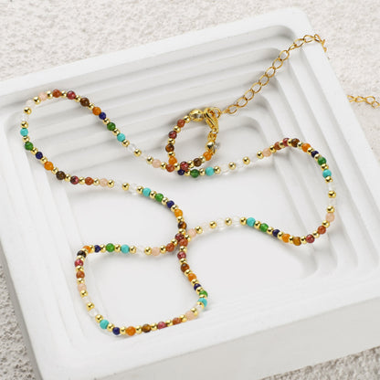 Master Healer 2mm Gemstone Necklace