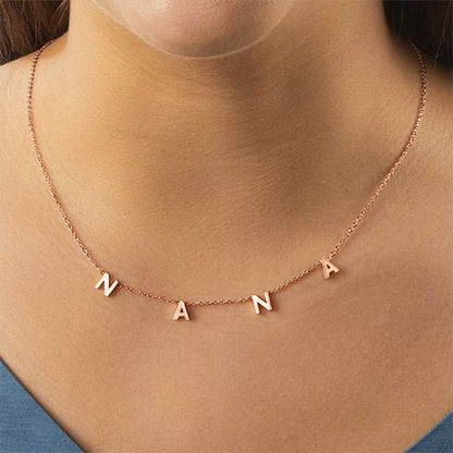 The NANA Letter Necklace