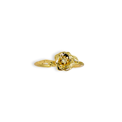 Dainty Gold Birth Flower Ring