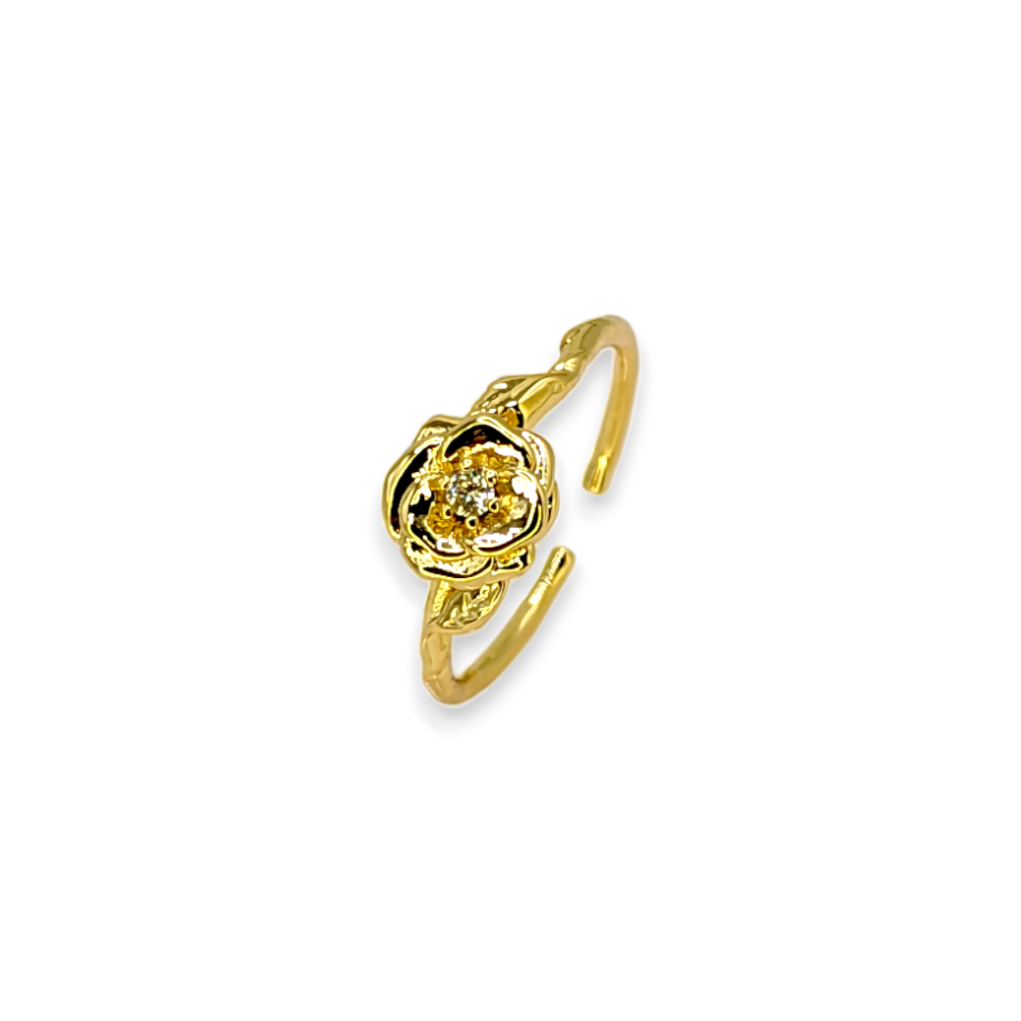 Dainty Gold Birth Flower Ring