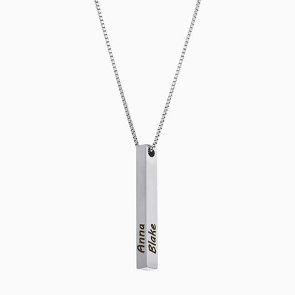 Muse Pillar Bar Necklace