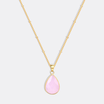 Birthstone Drop Pendant Necklace