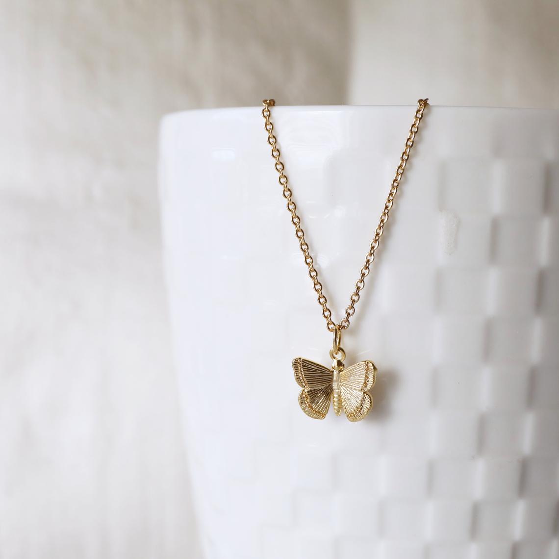 Butterfly Pendant Necklace