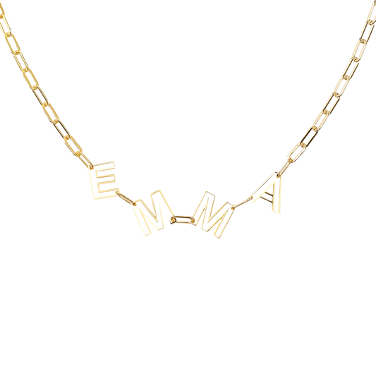 Chain Letter Necklace