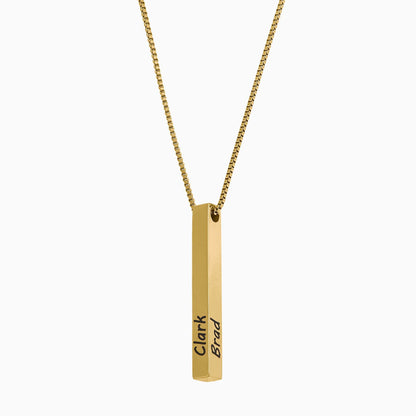 Muse Pillar Bar Necklace