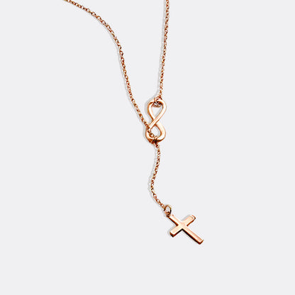 Cross and Infinity Necklace