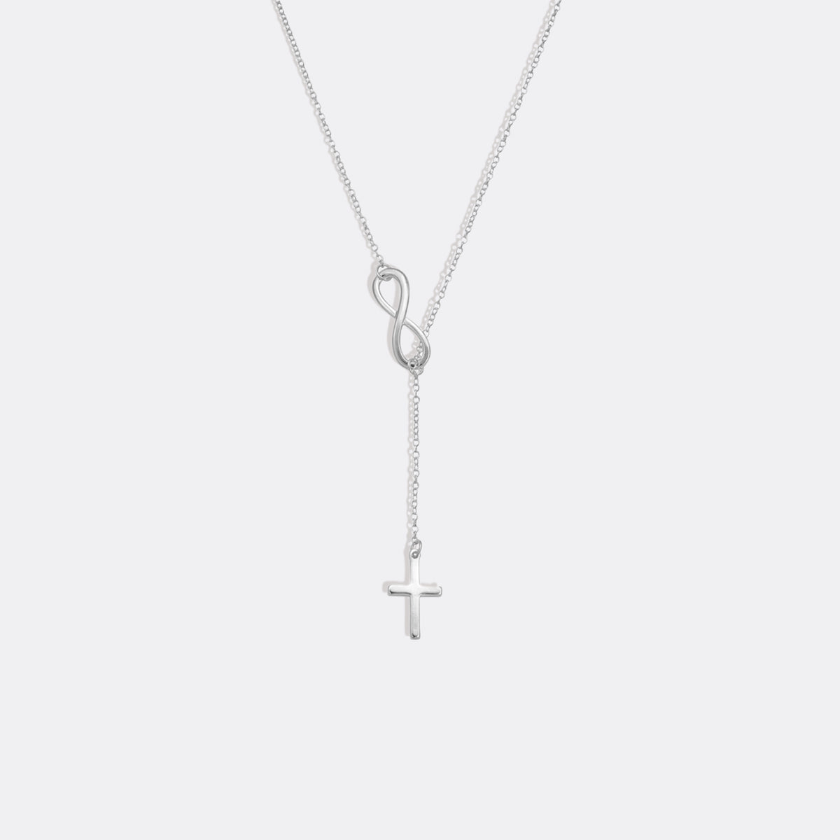 Cross and Infinity Necklace