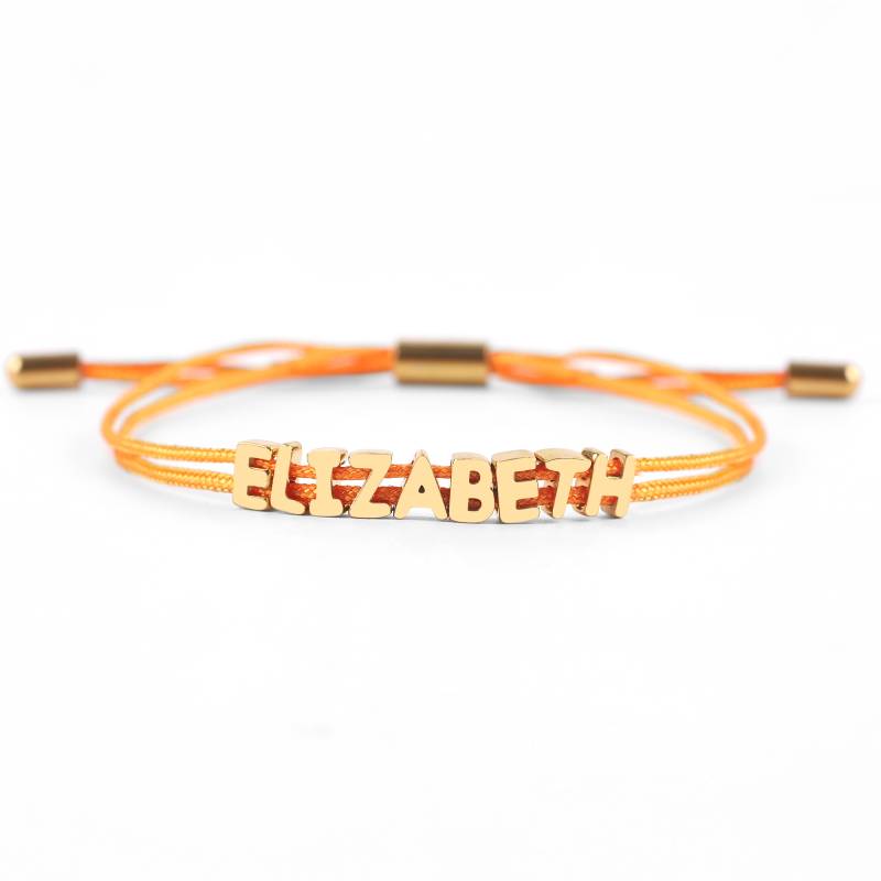 Personalized Adjustable Name Bracelet