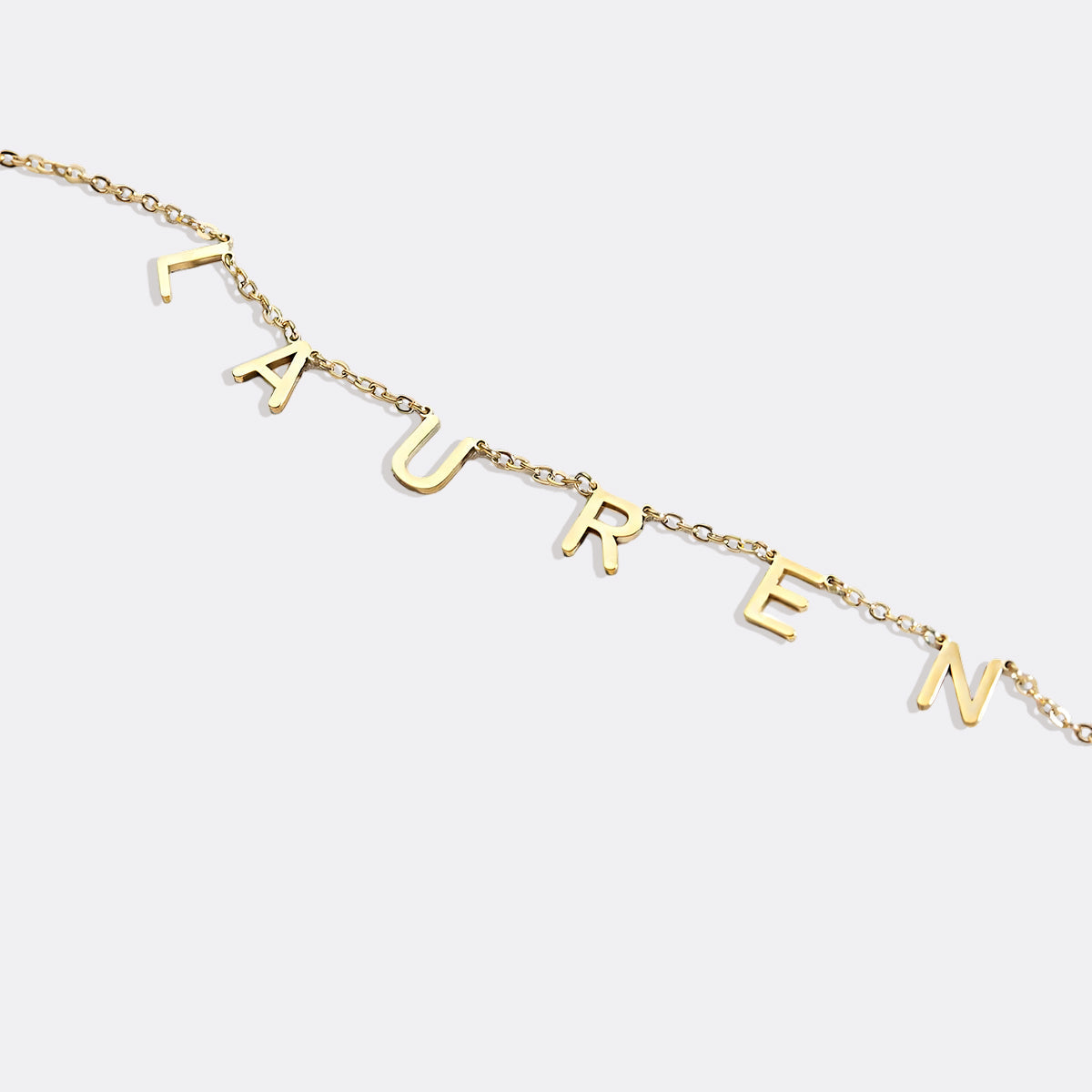 Custom Letter Name Necklace