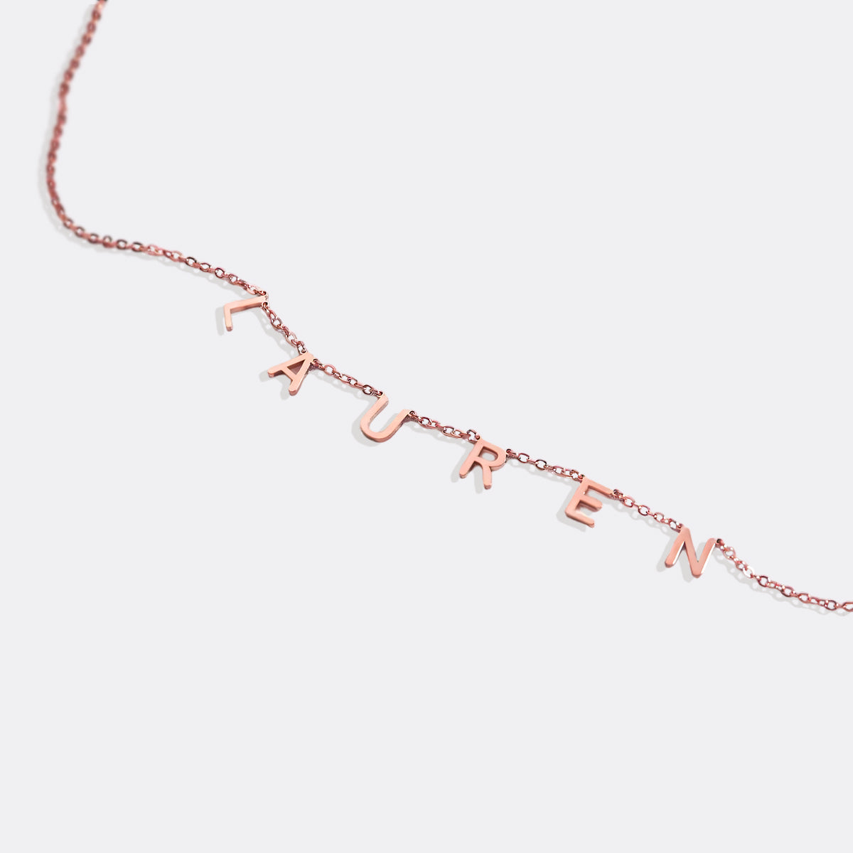 Custom Letter Name Necklace