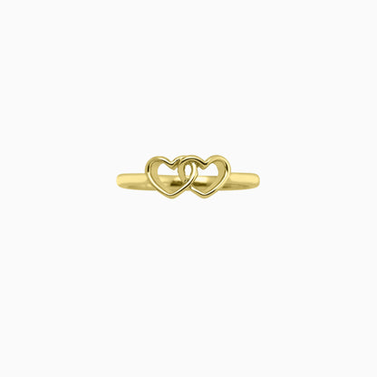 Two Hearts Together Ring