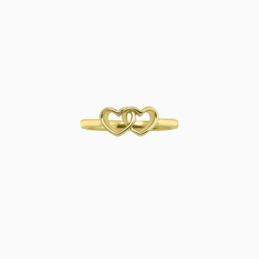 Two Hearts Together Ring