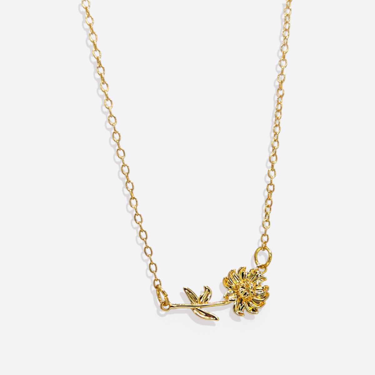 Dainty Birth Flower Necklace