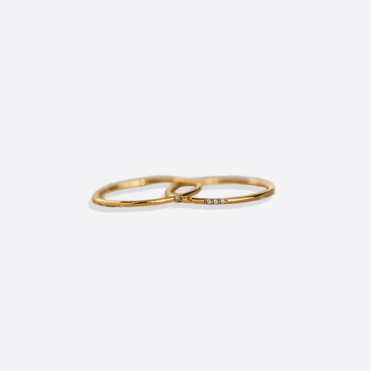 Dainty Diamonds Stacking Ring