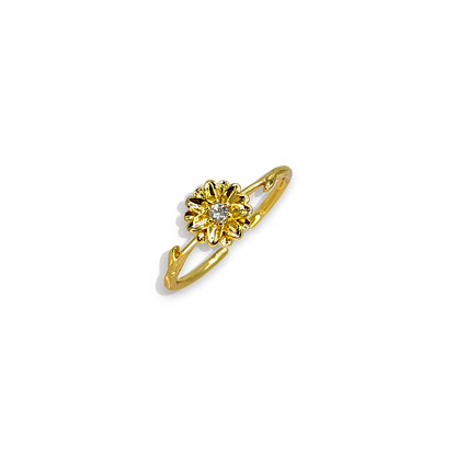 Dainty Gold Birth Flower Ring