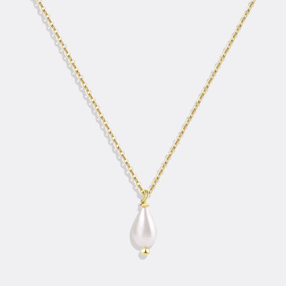 Dainty Pearl Drop Necklace