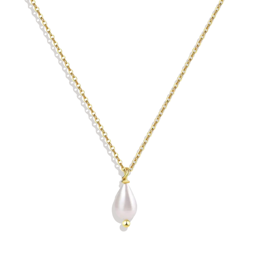 Dainty Pearl Drop Necklace