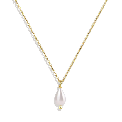 Dainty Pearl Drop Necklace