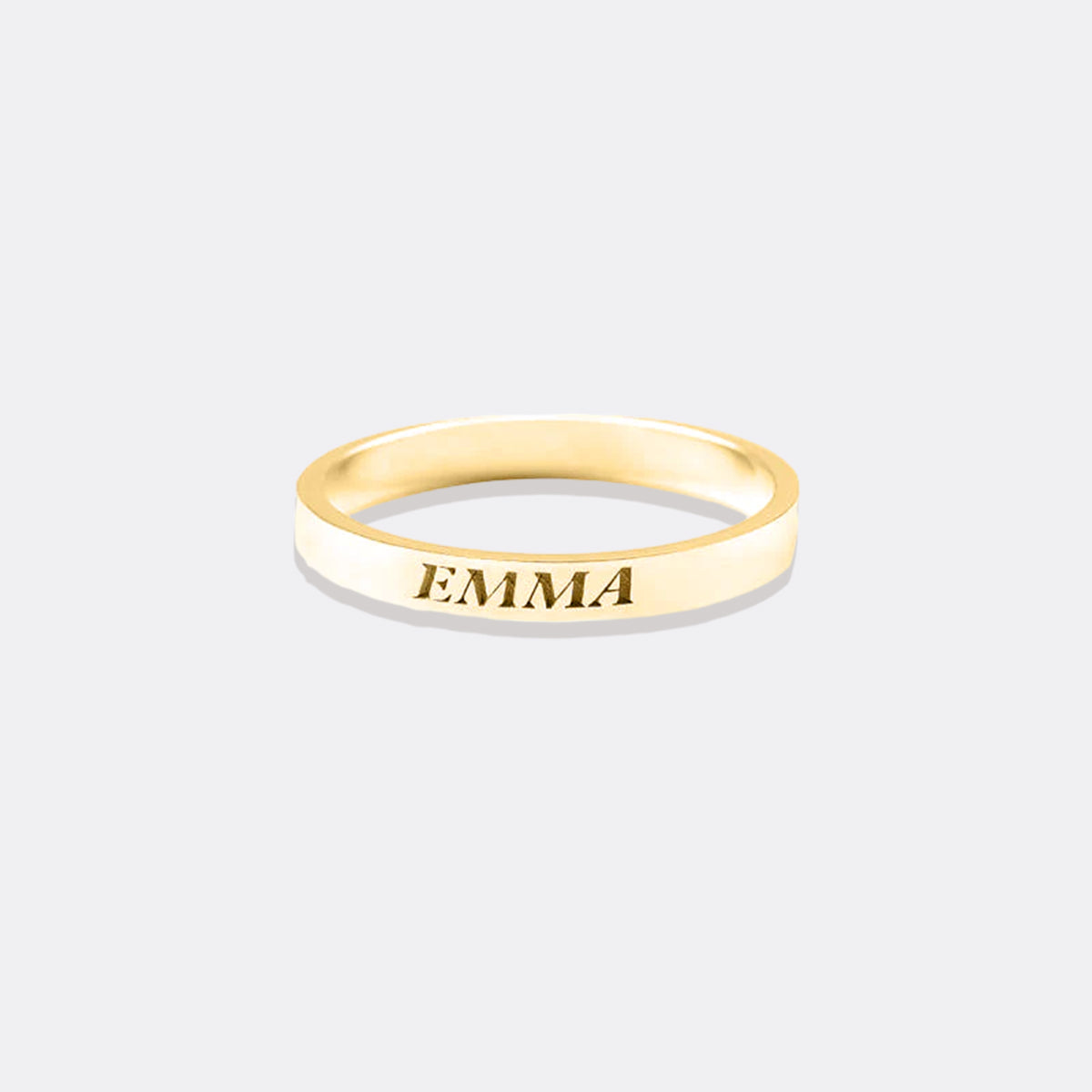 Dainty Personalized 2mm Stacking Ring