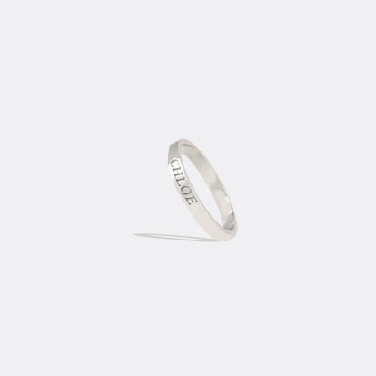 Dainty Personalized 2mm Stacking Ring